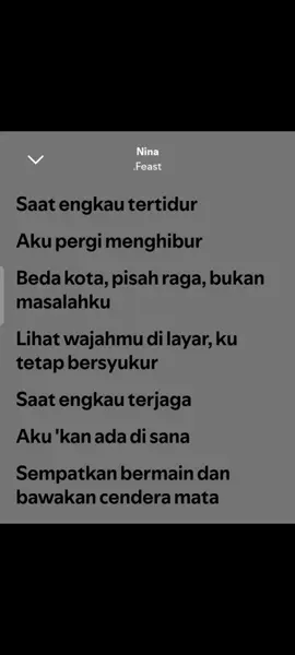 Nina.feast full lirik #Nina #feast  #lirikmusic #GGmusik  #fyppppppppppppppppppppppp 