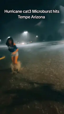 Hurricane cat3 Microburst hits Tempe Arizona #hurricane #arizona #storm #tempe #severeweather 