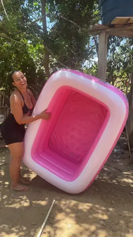 Comprei uma piscina#registrodevida 