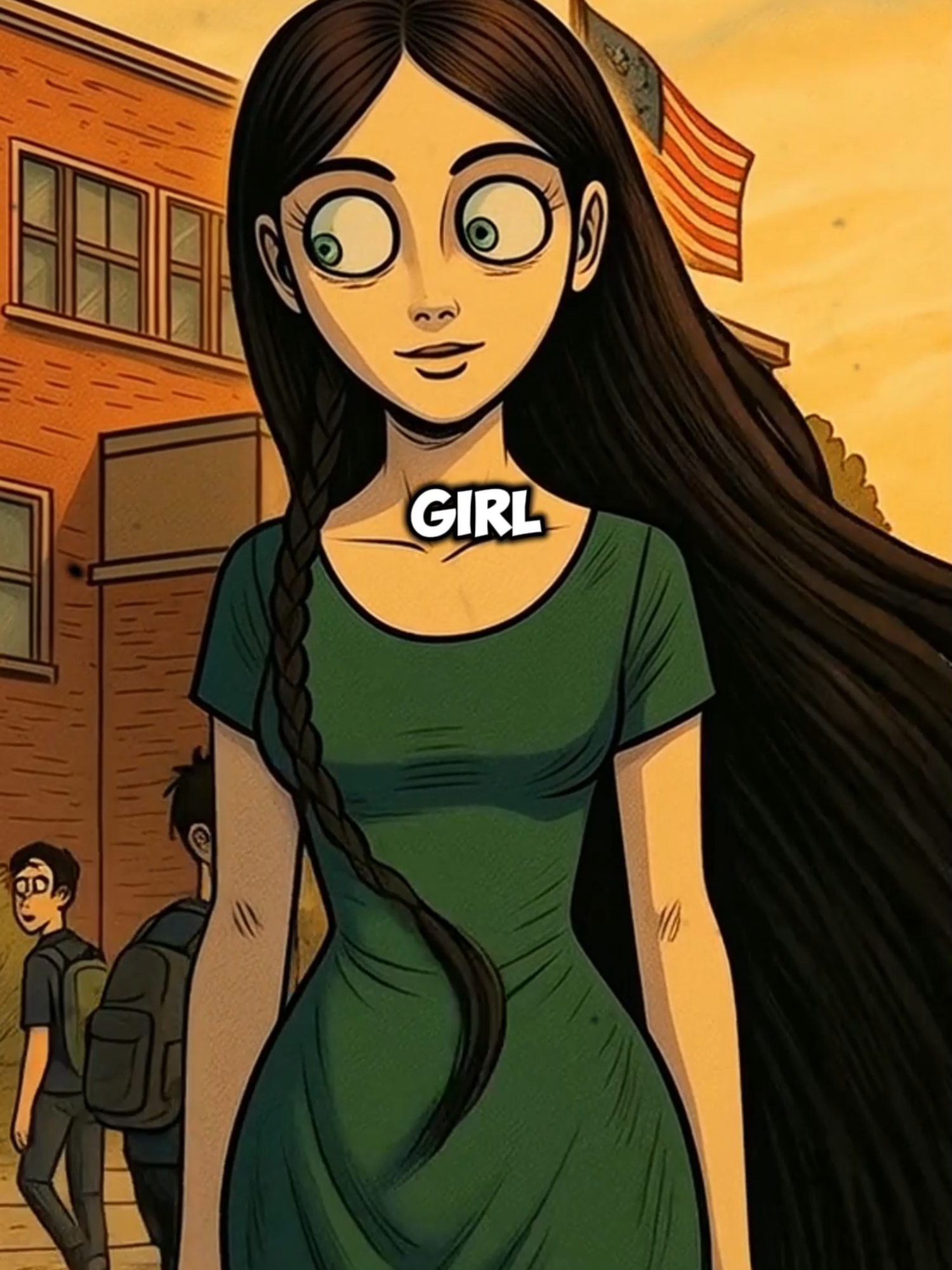 Meet Emma — she’s the girl with the longest hair 👩‍🦰 #highschool #hair #HighSchoolStories #SchoolLife #TeenVibes #story #SchoolComedy #HighSchoolTypes