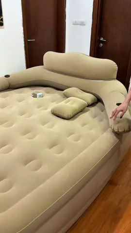 Đệm hơi tự bơm kèm bơm điện #demhoitubom #giuonghoidulich #xuhuong #trachanh89 