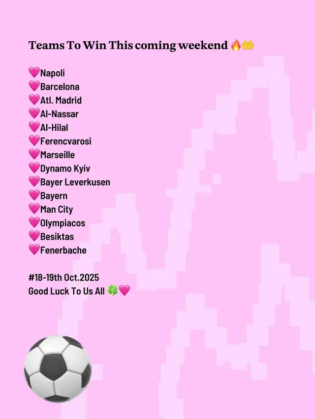 #creatorsearchinsights #footballpredictions #fyp #tiktok #viral #football #foryoupage #foryou #odds  🎉 Weekend rituals: predictions on this weekend’s games! 