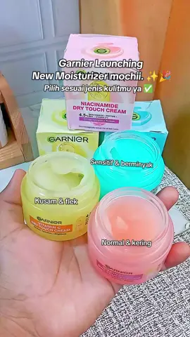 Moinsturizer terbaru dari garnier bikin kulit sekenyal mochii ✅ #garnier #moisturizer #sekenyalmochi 