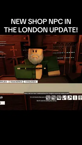 Apparently Bubbles is dead and has been replaced by his Irish cousin according to the G&B devs. Why do they keep killing beloved NPCs 😭🙏 (14th October Playtest) #gutsandblackpowder #gutsandblackpowderroblox #gnb #roblox #london 
