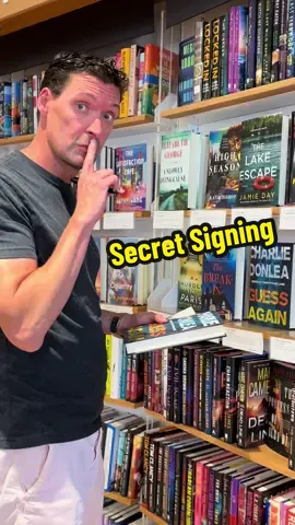 Secret signing and surprises at Barnes & Noble Algonquin! 📚🤫✍️📖@Charlie Donlea #tiktoktakeover #BookTok #thrillerbooks #authorsoftiktok #authorsigning @kensingtonbooks 