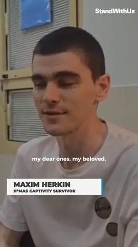 A powerful message from Maxim Herkin, who survived over two years in brutal H*mas captivity in Gaza, to the people of his hometown Tirat HaCarmel upon his return to Israel. 🇮🇱❤️