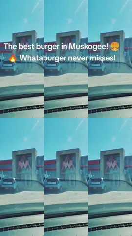 Craving the best burger in Muskogee? 🍔 My Whataburger single with cheese and grilled onions was pure perfection—fresh, juicy, and full of flavor! If you’re in Oklahoma, this is a must-try bite! 🔥 #Whataburger #MuskogeeEats #OklahomaFoodie #BurgerReview #FYP