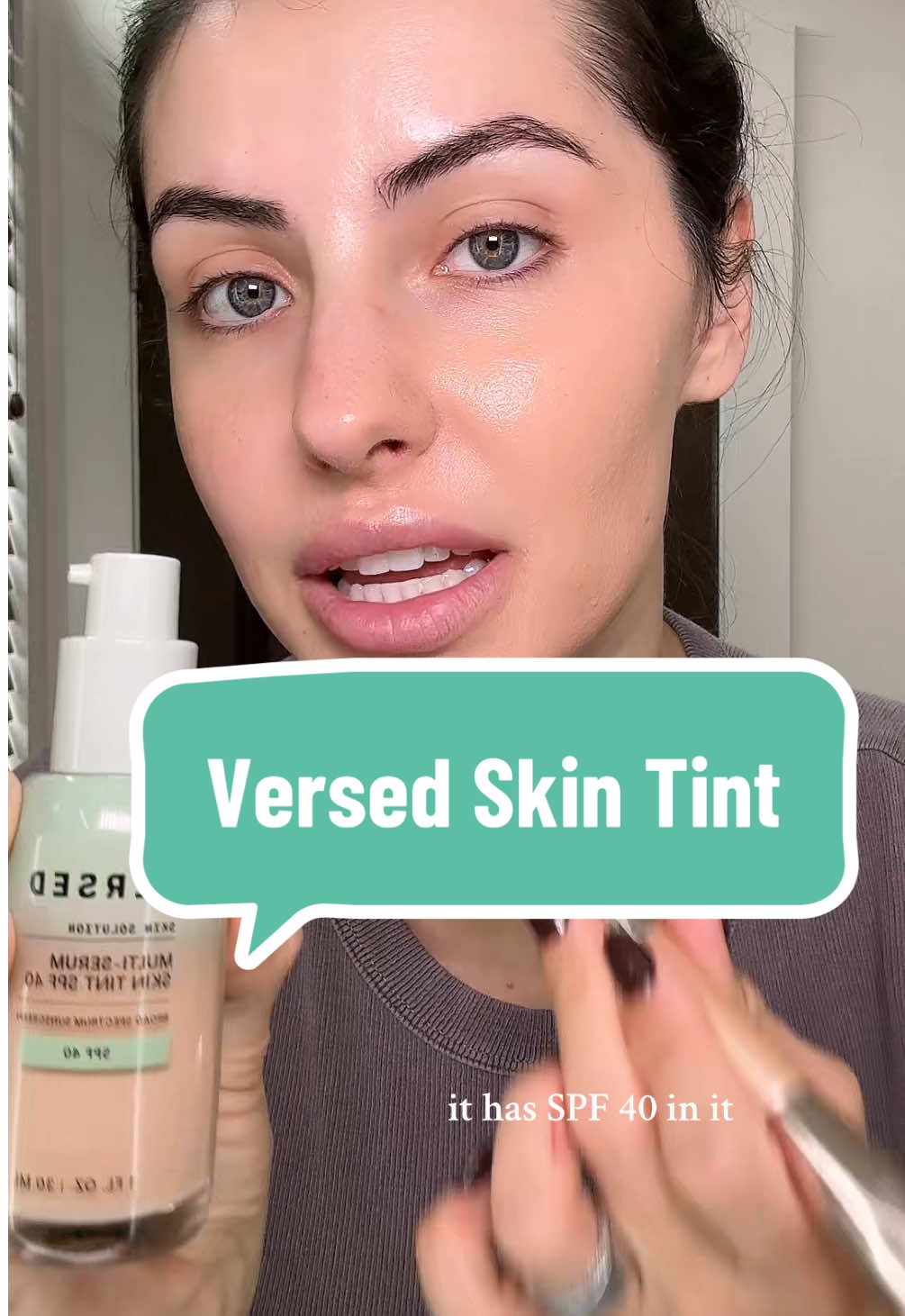 Makeup should help your skin, not just cover it up! @Versed Skin #versed #versedskin #skintint #tiktokshopcreatorpicks #spfmakeup 