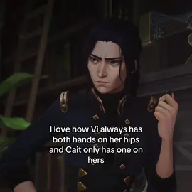 Especially when they’re mad🤭 I feel like Vi does it when she’s mad but Cait does it if she’s mad or teasing🤭 #vi #caitlynkiramman #caitvi #arcane #xyzabc 