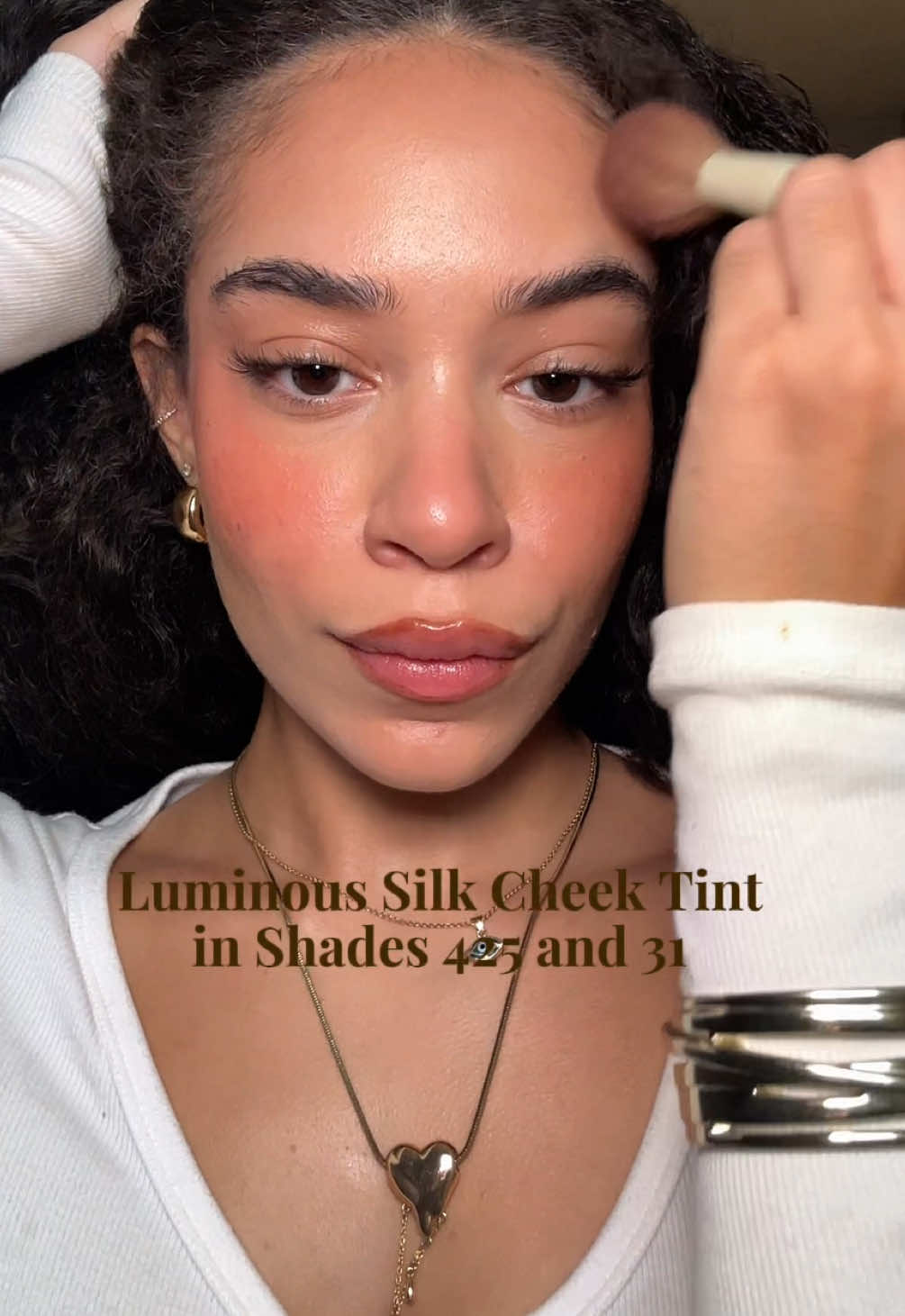 Had to recreate my favorite summer glow using these @Armani beauty blushes ❣️ #giftedbyarmanibeauty #armanibeauties #luminousSilk @sephora #sunkissed #toastymakeup 