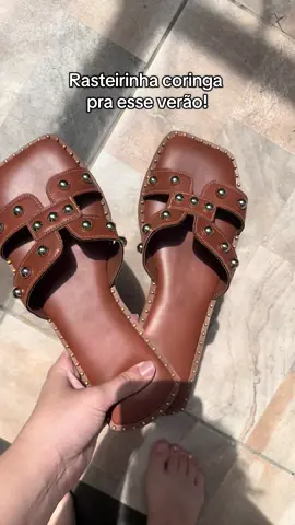 Rasteirinha coringa pra esse verão, fica linda com qualquer look e pra várias ocasiões, topíssima! #rasteirinha #review 
