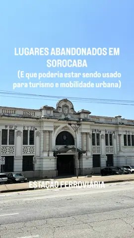 A bela estação ferroviária está abandonada há anos. Existem promessas e projetos para sua reforma, mas nenhum ainda saiu do papel. Perde-se a chance de utilizar o espaço (nem que seja para outro fim), perde-se a oportunidade de tirar carros das ruas, melhorar o trânsito e a mobilidade urbana e diminuir a poluição. Patrimônio histórico abandonado. #efs #sorocaba #estradadeferro #ferrovia #abandono 