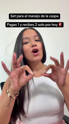 Set para el manejo de la caspa de natural sant 🤌🏽👌🏽 #tiktokshopcreatorpicks #hairtok #cabellolargo #cabellosaludable THIS IS NOT A MEDICAL ADVISE. RESULTS MAY VARY. PROMOCIÓN POR TIEMPO LIMITADO