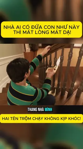 KHI NHÀ CÓ TRỘM VÀ ĐÂY LÀ CÁCH CẬU BÉ NÀY ĐẶT BẪY #xuhuong #reviewphim #xâykenhtiktok 