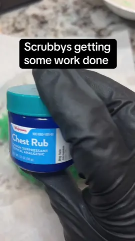 If there’s anything I’ve learned from my mexican ancestors is that atp only vapor rub can save scrubby, I’m gonna let him marinate and hope for the best!##scrubby##scrubdaddy#fyp#healthylifestyle##homeremedies