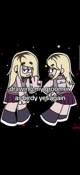 yes thats Kaedes outfit, I couldn't remember her in any other outfit so thats why #ventish #coping #copingwithhumor #birdy #groomingawareness 