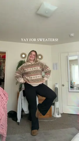 I feel like my style is just so much better in the fall/winter #midsizefashion #OOTD #fall #sweater 