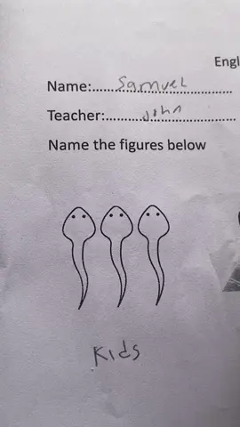 Samuel's test #xyzbca #fyp #asmr #teacherjohn 