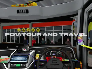 pov tour and travel #bussimulatorindonesia #bussidtiktok #foryoupage #fyp 