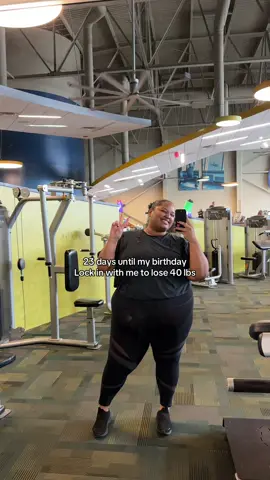 23 days until my birthday. Back to the routine after my quick trip 🙂‍↕️ #fitnessjourney 