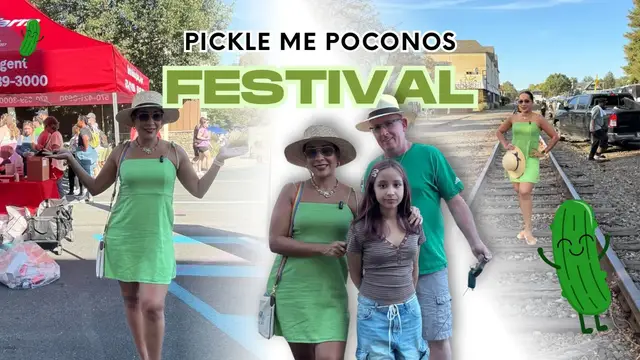 🎥 ¡No te pierdas este recorrido lleno de curiosidades, música y momentos únicos! #PickleMePoconos #TravelWithJessy #FoodFest #PoconoMountains #FestivalVibes 