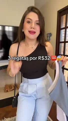 Nem eu acreditei quando encontrei essas regatas pro verão por R$32! 😮‍💨🤏🏼😱