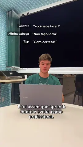 Aceite desafios e se esforce para sempre entregar o melhor! #dev #programacao #bolhadev 