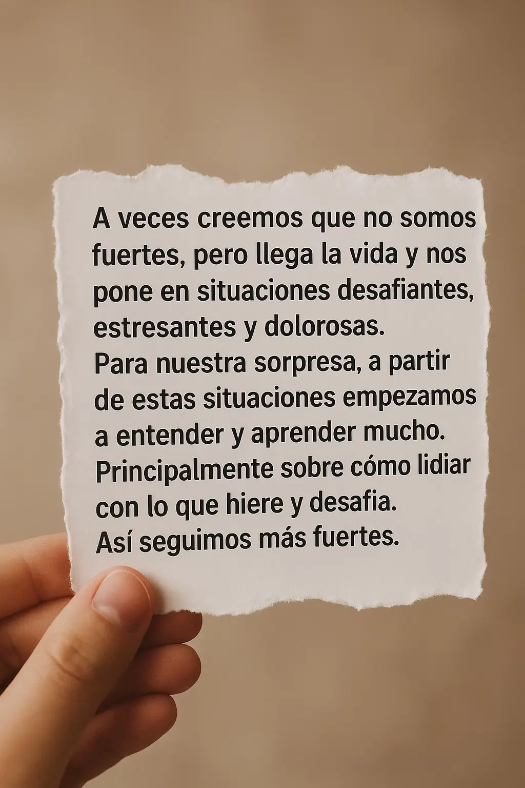 A veces la vida nos pone a prueba para mostrarnos de qué estamos hechos 💪✨ Cada desafío nos enseña, nos fortalece y nos prepara para lo que viene. #FuerzaInterior #Reflexión #Motivación #Superación #FrasesBonitas 