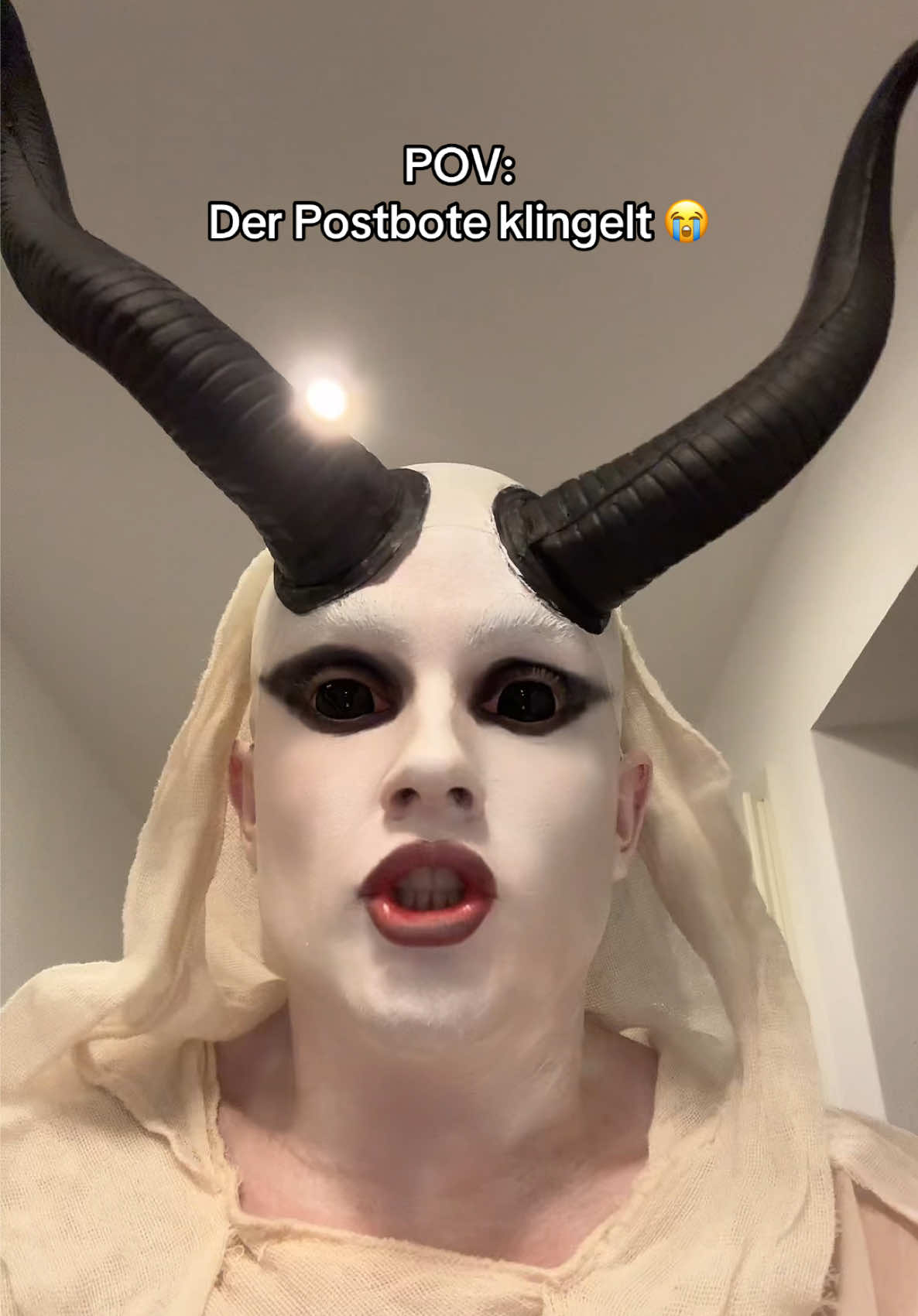 Was ein Fiebertraum 😭 Die kommt nie wieder zu mir 😩 ##viral##fail##makeup##halloween
