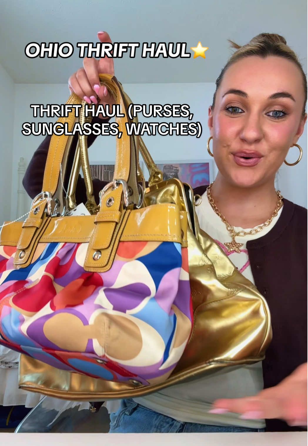 i don’t wanna leave ohio for this reason #thrifthauls 