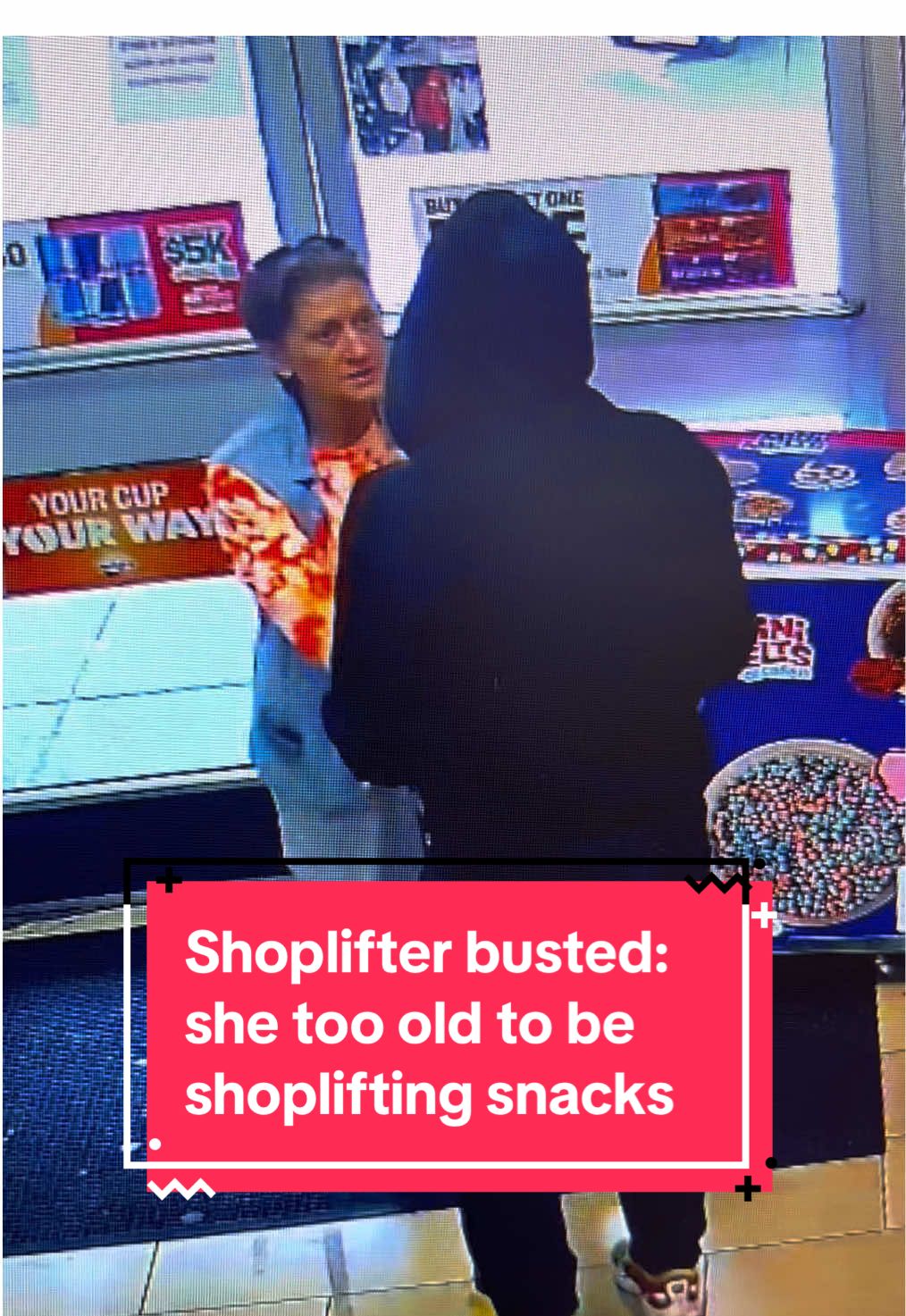 Very vigilant employee catches a shoplifter has she was stepping outside #crime #drama #fyp #viral #trending 