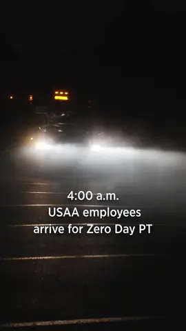Before sunrise, 400+ USAA employees chose to step into the boots of service members at our 36th annual Zero Day PT — a glimpse of the first day of military service and a reminder of why we do what we do.