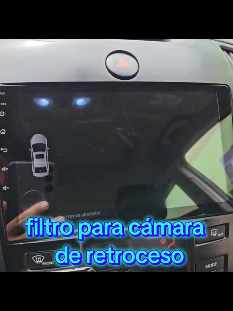 filtro para camara de retroceso #autoradio #camaraderetroceso 