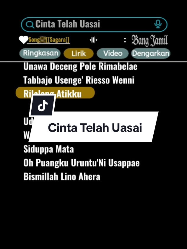 Cinta telah uasai[]🎧#song #liriklagu #lirikgoogle #fypシ #bangjamil12346 