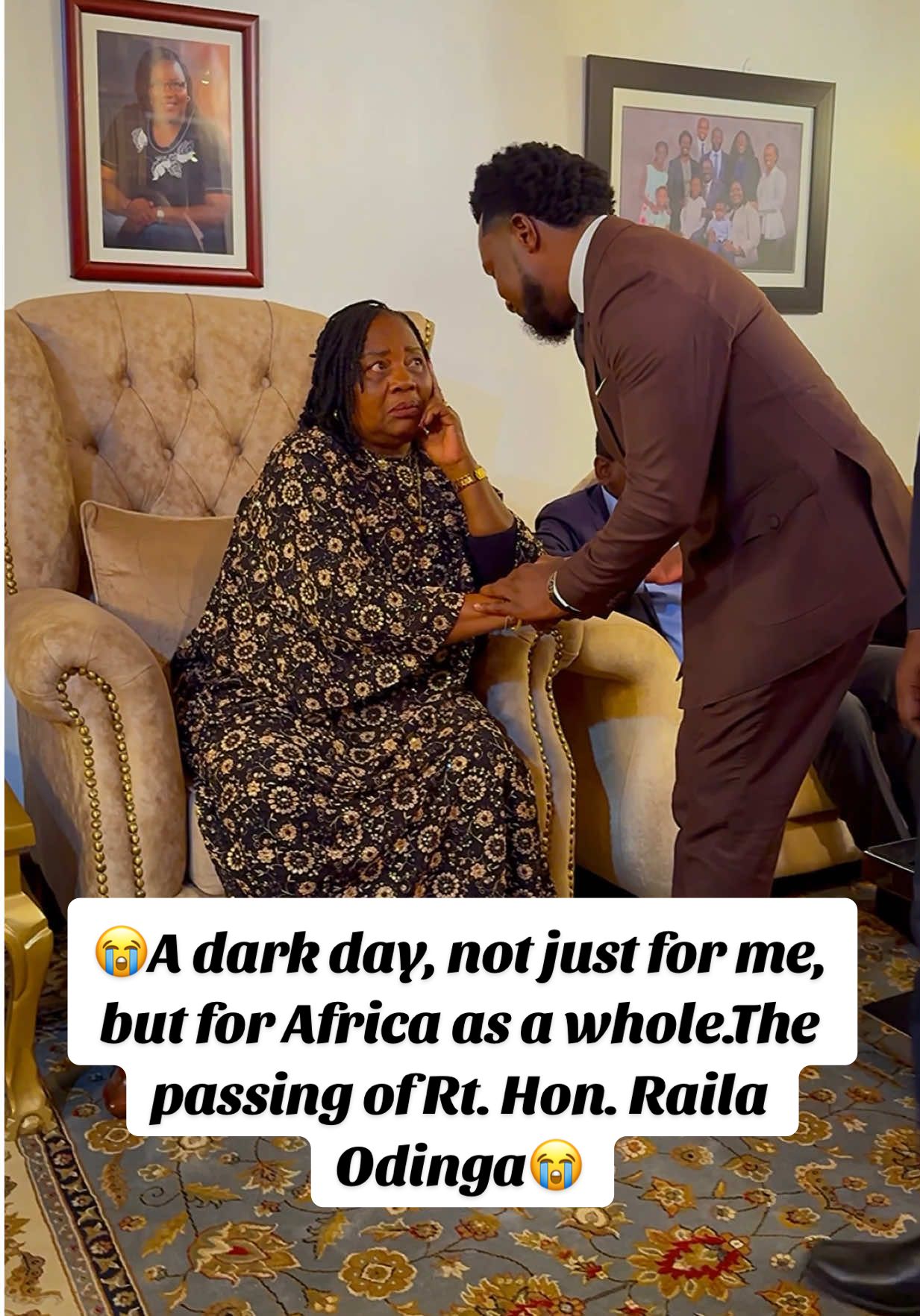 Today is a dark day, not just for me, but for Africa as a whole. The news of the passing of Rt. Hon. Raila Odinga has struck me deeply. His legacy as a true statesman, freedom fighter, and champion of democracy will forever remain in our hearts. Immediately upon hearing the tragic news, I rushed to console with the family. During these trying times, I stand in solidarity with them, offering my heartfelt condolences and prayers. May his soul rest in eternal peace, and may his vision for a united and prosperous Africa continue to inspire generations to come. Farewell, Baba. Africa mourns a great son. 🕊️ #raila #fyp #tiktok #foryoupage 