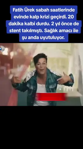 Fatih Ürek sabah saatlerinde evinde kalp krizi geçirdi. 20 dakika kalbi durdu. 2 yıl önce de stent takılmıştı. Sağlık amacı ile şu anda uyutuluyor. #keşfet #fatihürek #şarkıcı #kalpkrizi #kalp  