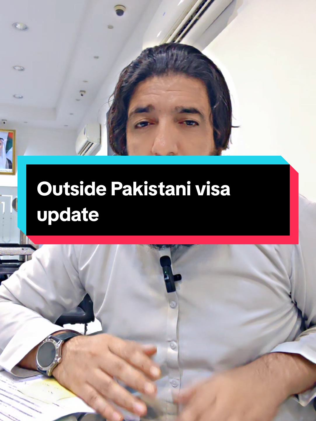 outside Pakistani Visa updates #pakistan #dubai #viewsproblem #forupage #viraltiktok 