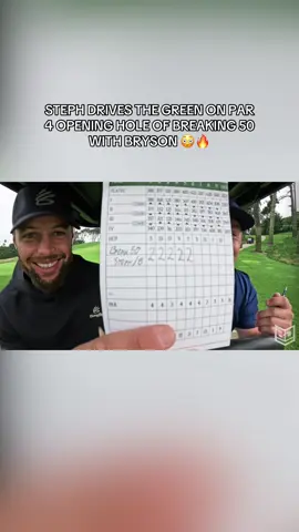 Steph went on to solo eagle the hole 💀 #stephcurry #brysondechambeau #foryoupage #golf  (via brysondechambeau/yt) 