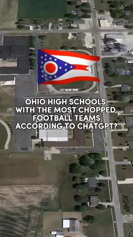 Ohio high schools with the most chopped football teams#ranking #highschool #top10 #football 