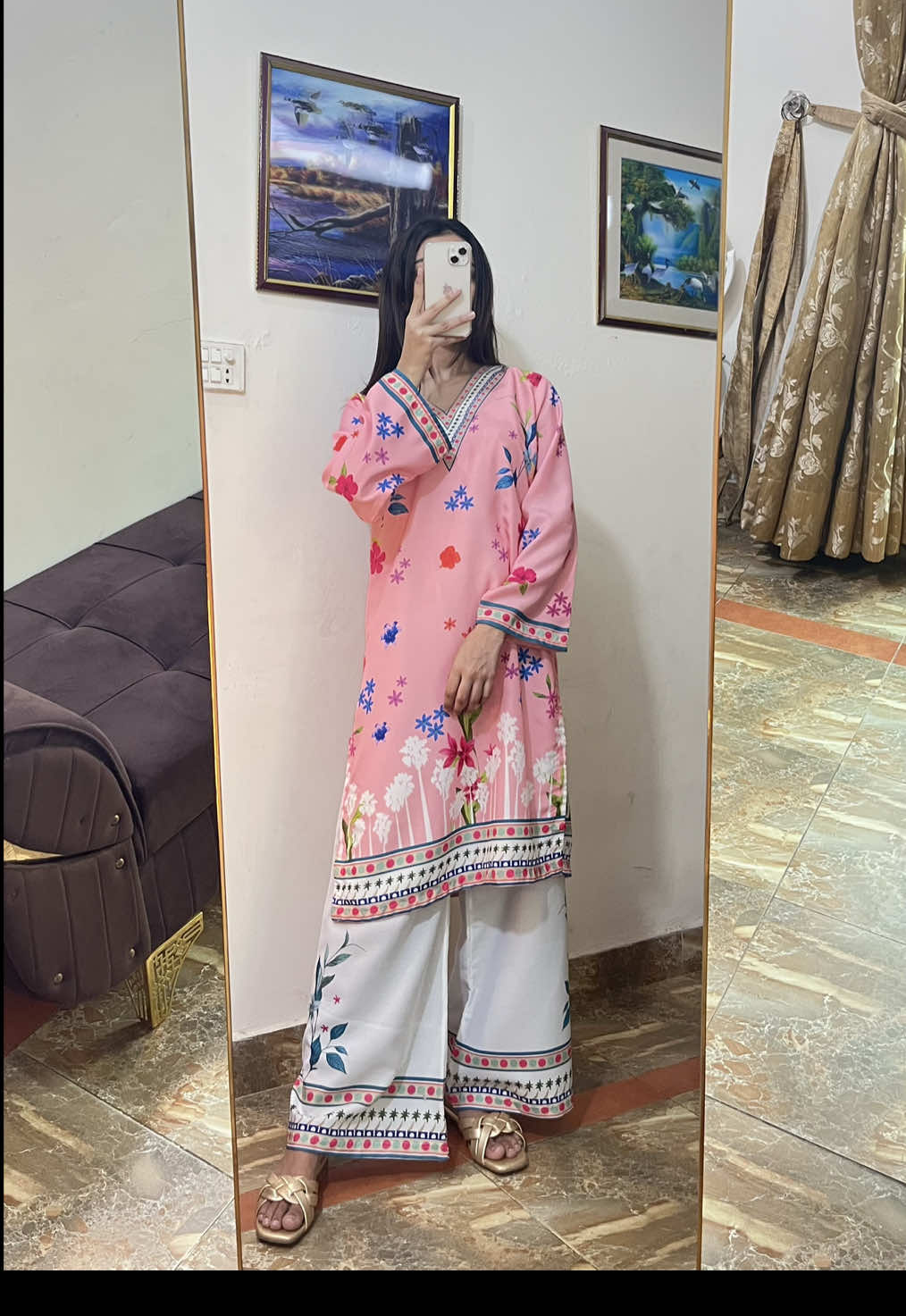 Pink power, floral fever. 🌸 If you're looking for the perfect combo of comfy and chic, the Spring Melody Outfit is it. Poly Lawn fabric for the win! 🩷 #FloralFashion #pakistanifashion #lawnsuit #pinkoutfit #OOTD 