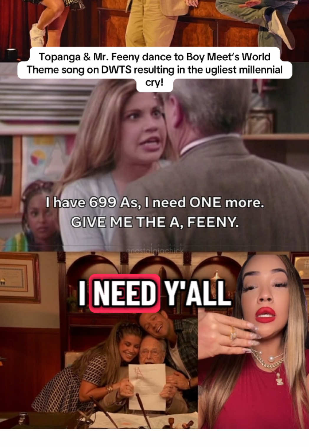 Topanga & Mr. Feeny dance to Boy Meet’s World Theme song on Dancing with the stars ! @daniellefishel #daniellefishel #fyp #boymeetsworld #dwts 