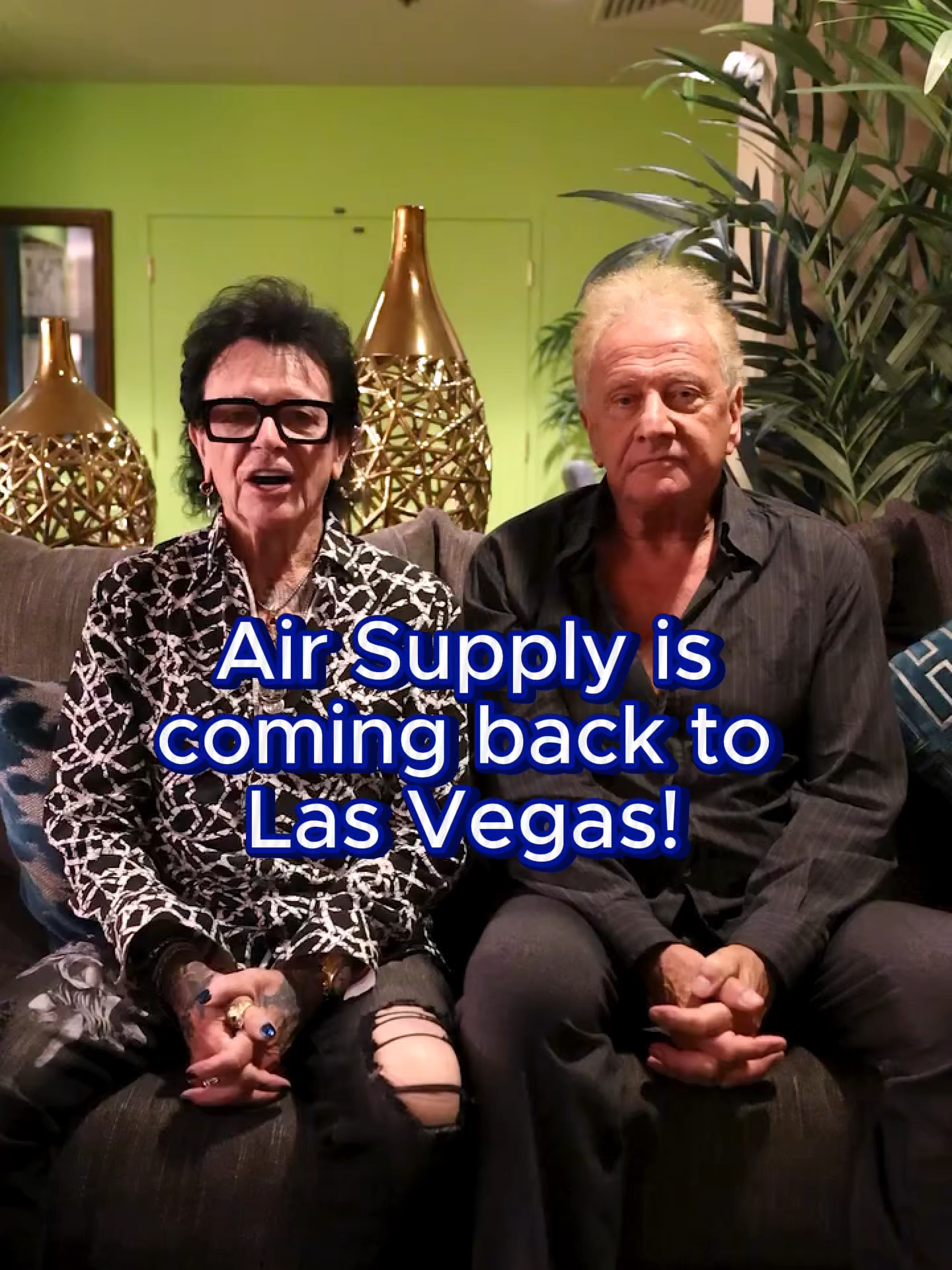 Your favorite duo is back!! Air Supply returns to Westgate Las Vegas in 2026 for another round of timeless hits and unforgettable performances. 🎟️ Presale happening now on Ticketmaster with code WGSOC #airsupply #airsupplymusic #grahamrussell #russellhitchcock #OnTour