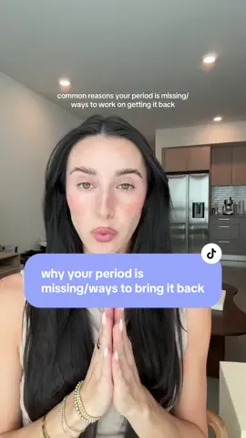 losing your period is your body trying to tell u something! these are common reasons it goes missing/how to help #menstralcycle #period 