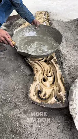 The Wall Design With Cement That Looks Handcrafted#handmade #shorts #videos #foryou #786 