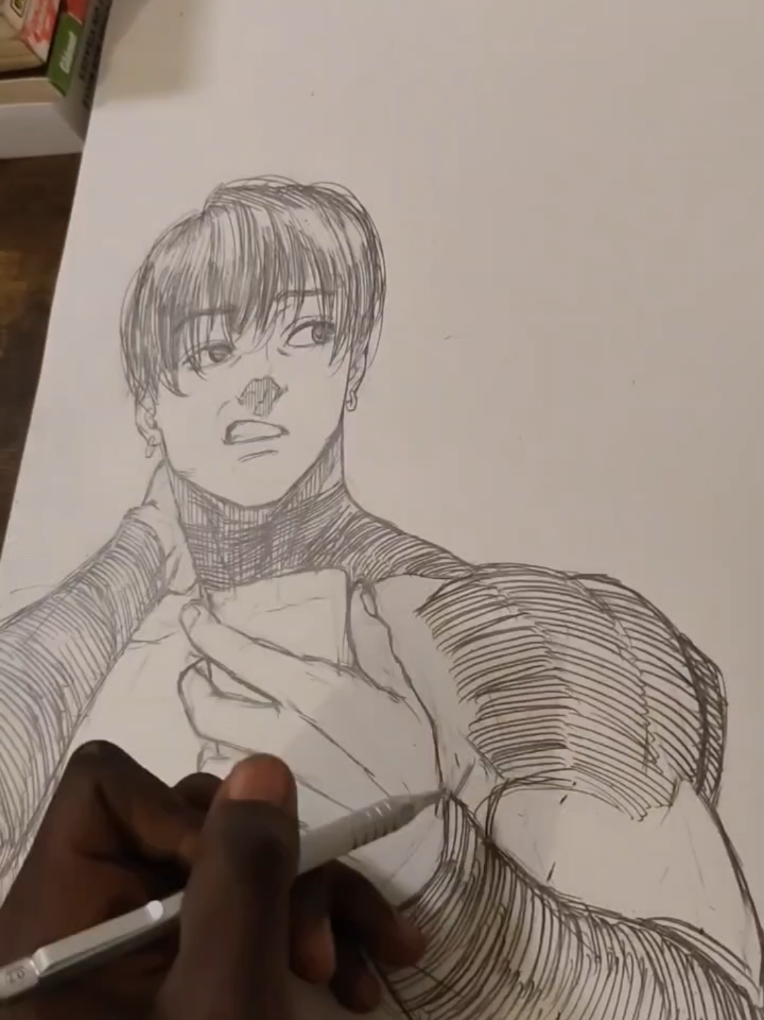 trouve lui un nom  #drawing #manga #animecharacters #anime 