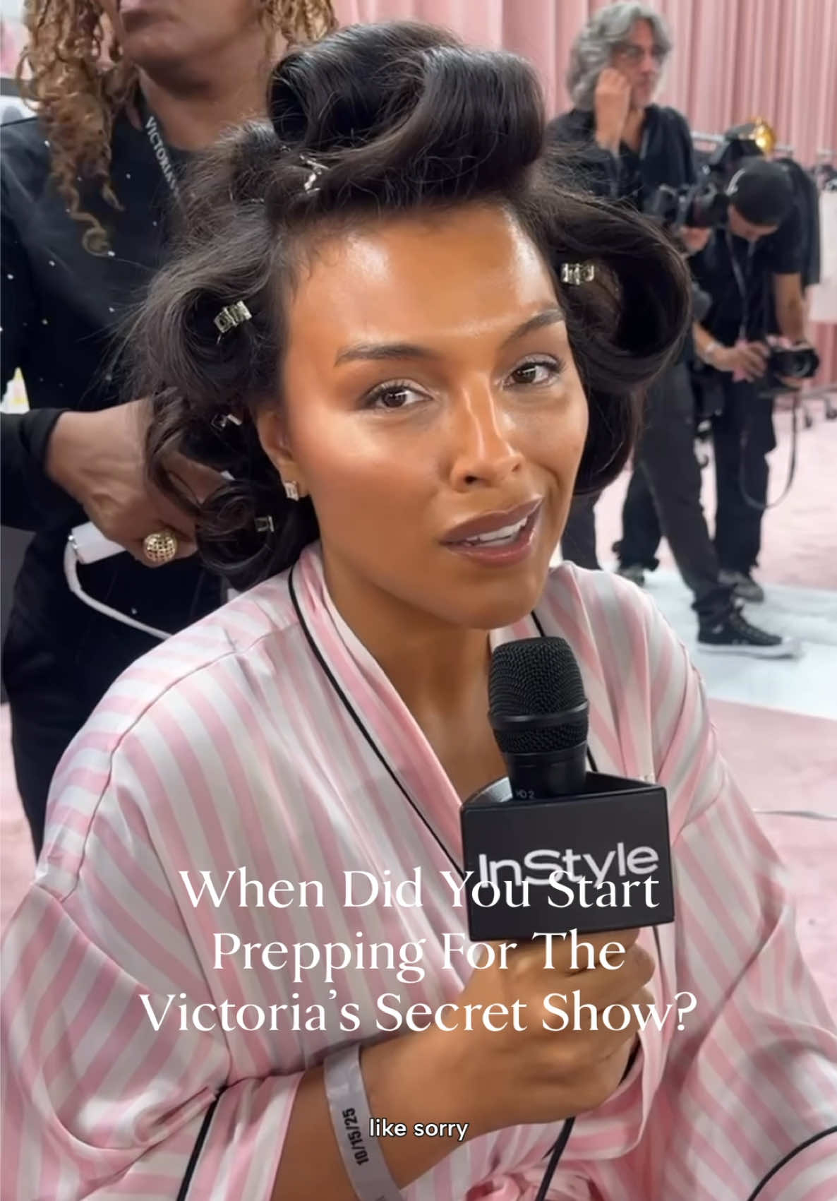 @Amelia gray, is ur boyfriend RuPaul?! The #VictoriasSecretFashionShow is TODAY—but the #VSAngels have been preparing for WEEKS. InStyle’s @karajillianbrown5 asked #PalomaElsesser, #IrisLaw, and #AmeliaGray when they started the  for the @Victoria’s Secret show. Honestly, some answers shocked us, hbu??