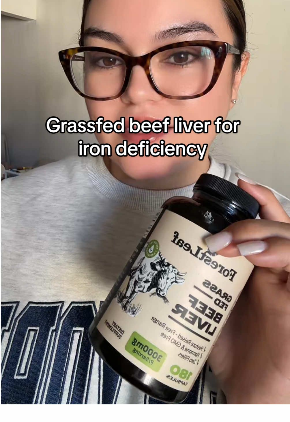 Grassfed beef liver vitamins, packed with Vitamin A, B12, D, E & K.  Available in the caption  #suplementos #forestleave #vitamins #iron 