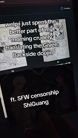 my japanese is rusty and i wont typeset it until i get the digital raws but hey at least it exists now and half the work is done? #given 