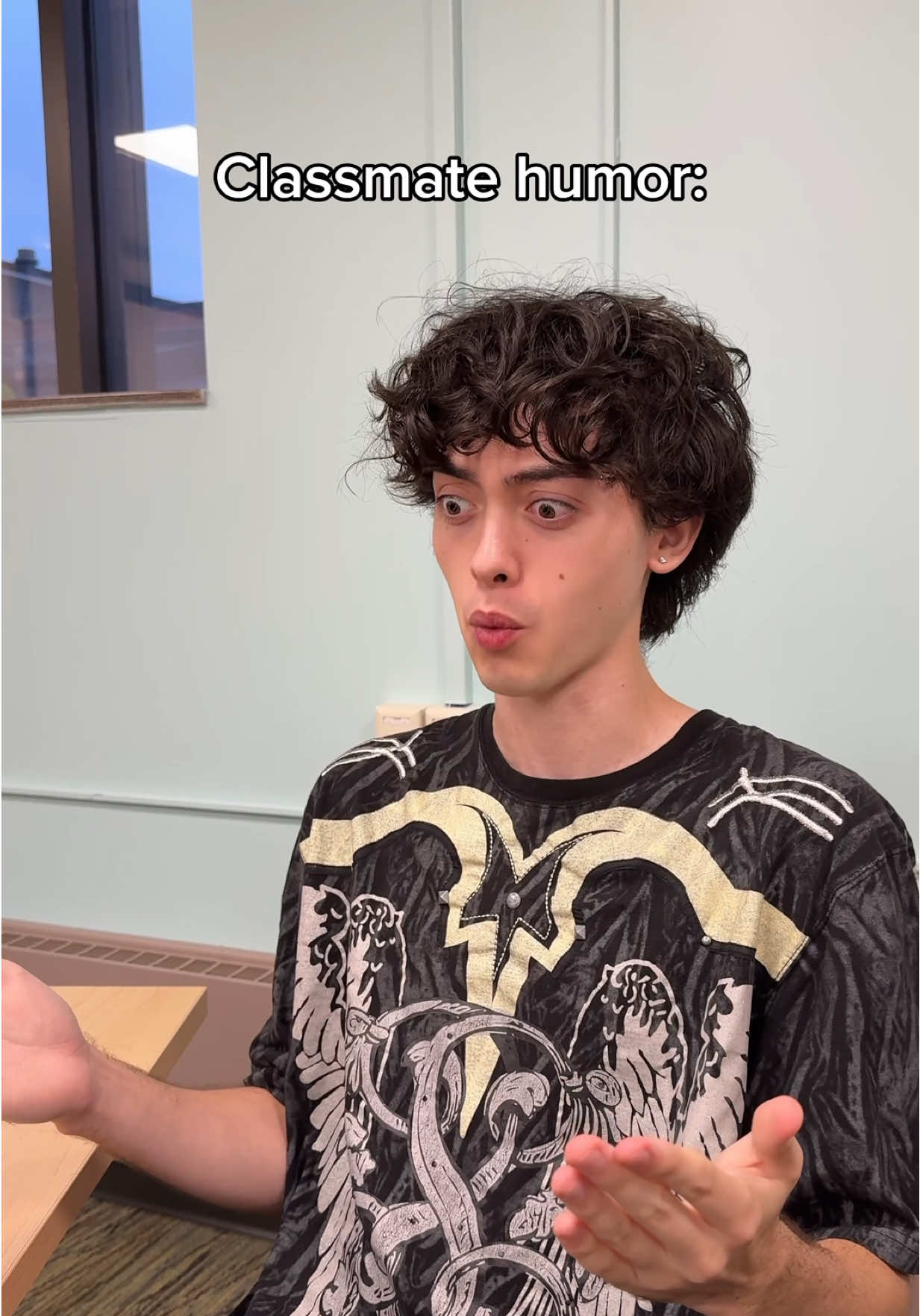 Classmate behavior #skit #willdotcom #funny #relatable 