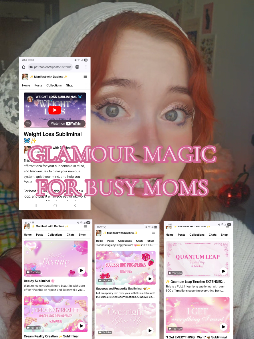 low on time? low on energy? here are the EASIEST ways to integrate glamour magic into your daily life ✨️💖🫶 #witchesoftiktok #witchtok #witchcraft #aphroditedevotee  #glamourmagick 